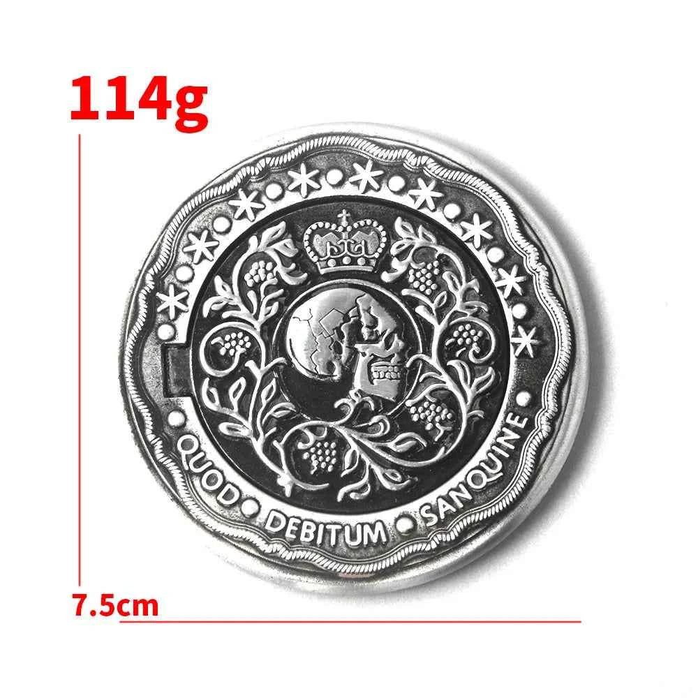 Movie John Wick Can Open Coin Big Size Badge Sofia Blood Oath Marker Keanu Reeves Continental Hotel Adjudicator Cosplay Jewelry