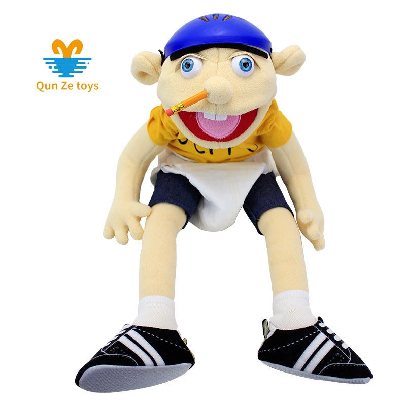 2023 Funny Human Soft Stuffed Plush Toy Educational Plush Toys Hand Puppet Jeffy Puppet