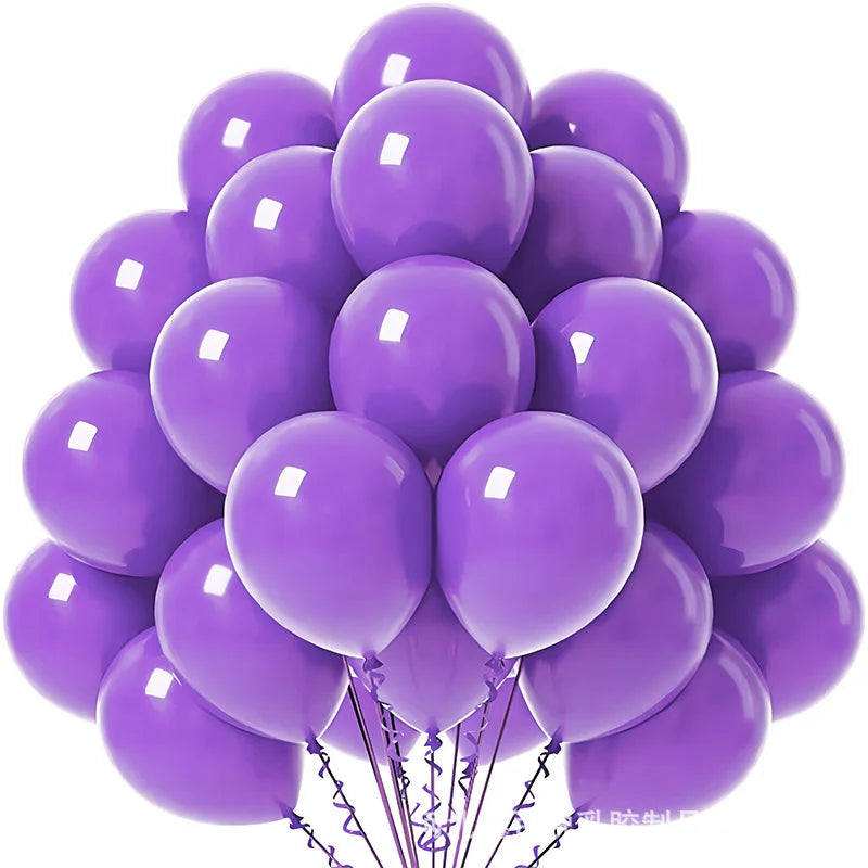 20pcs Pearl Latex Balloon Blue Helium Ball for Wedding Adult Birthday Party Baby Shower Graduation Chinese New Year Decoration