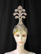 The Stardust Samba Queen – Premium Feathers & Rhinestones Carnival Headdress