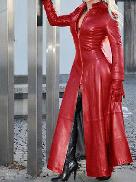 Women's Faux Leather Costume