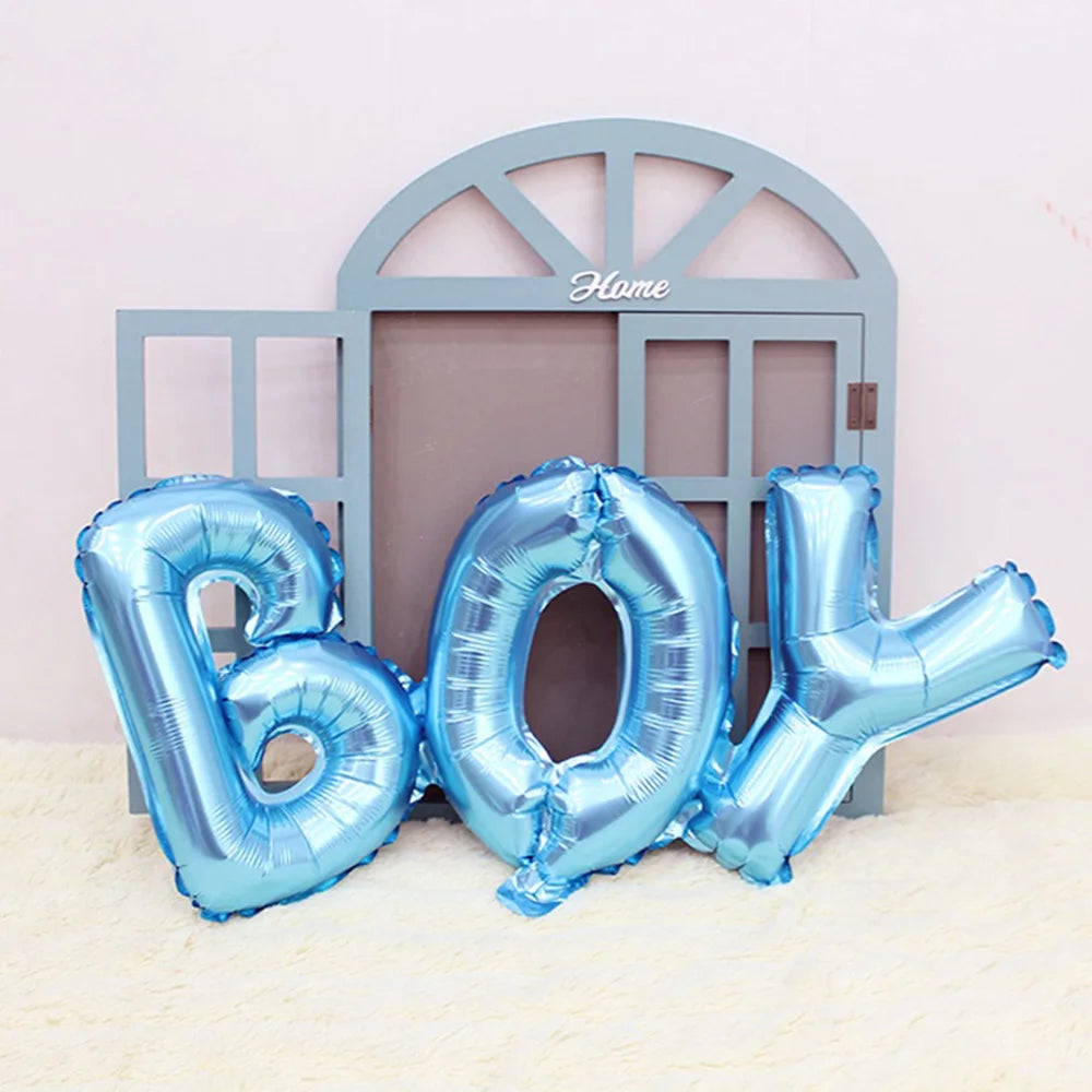 1pcs Boy Girl Balloon Aluminum Foil Birthday Balloon Gender Party Baby Shower Party Supplies Party Decoration Party Decor - Big Tim's Magic Emporium