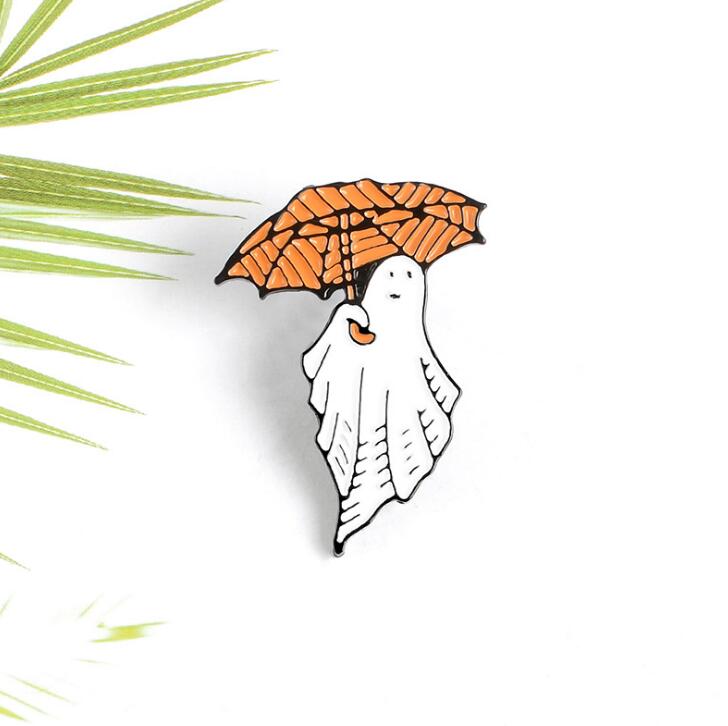 Trick-or-Treat Halloween Enamel Pin
