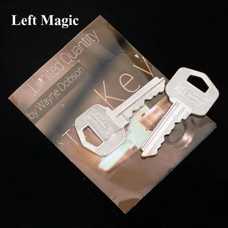 The Key (Gimmicks and Online Instructions) - Silver Magic Tricks Magician Close Up Props Amazing Key Linking Magic - Big Tim's Magic Emporium
