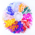Fluffy Turkey Feathers Trim Ribbon Fringe