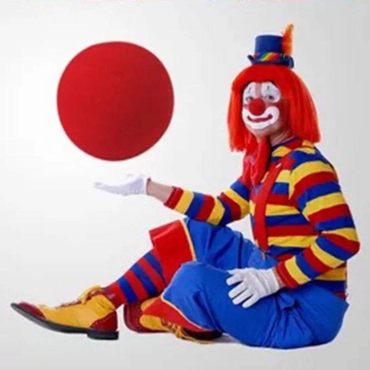 Bounce Sponge Ball Cosplay Halloween Props Clown Red Nose Joke Factory Wholesale Custom Miniature Funny Toys for Kids