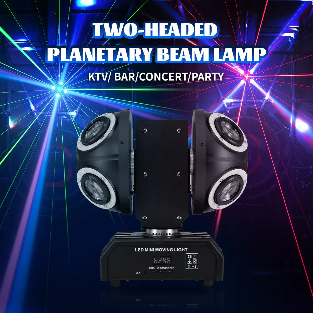 150W 4-in-1 Disco Club RGBW Beam Laser LED Moving Headlight Party Stage Magic Ball High-Power Stage Lighting Equipment Paytton