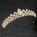 Bridal Rhinestone Tiara Crown for Weddings, Prom & Pageants
