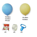 123 pcs/set Macaron Blue Yellow Pastel Balloons Arch Set Baby Shower Birthday Wedding Party Balloon Background Decor Supplies