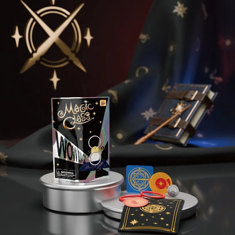 Magic Class Eclipse Coin Vanish Party Show Tricks for  Beginners Magic Gift on Festivals Make the Coin Disappear Instantly