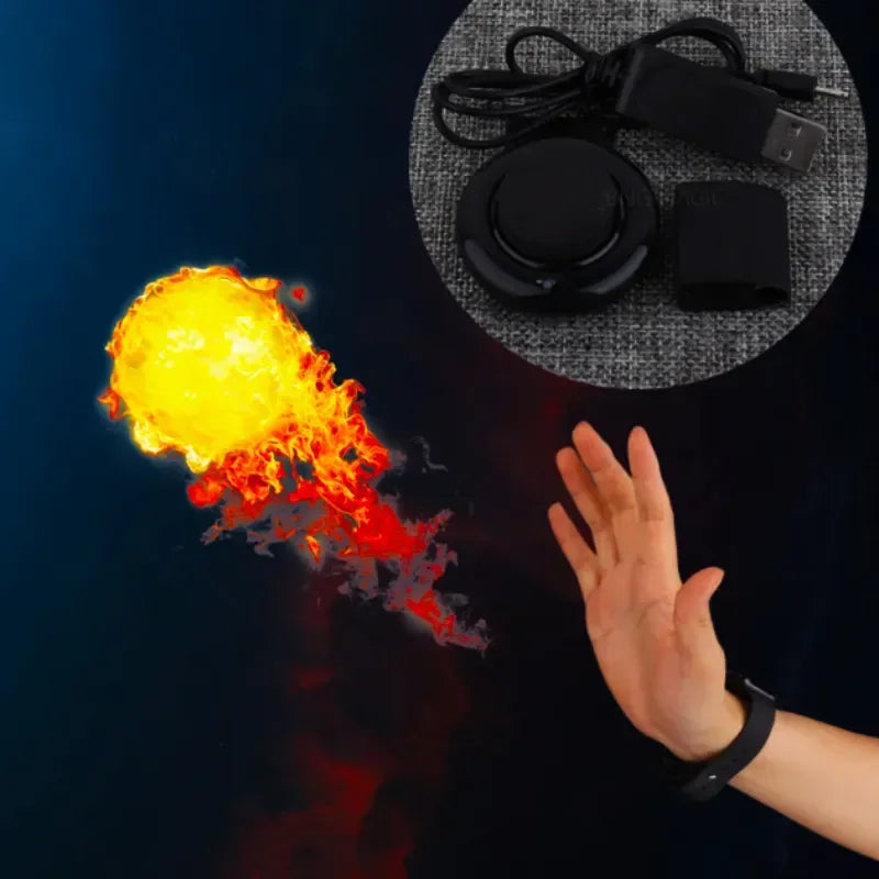 MINI FIRE WATCH Remote Control Fire Magic Props Stage Magic Accessory Fun Party Magic Show Tricks Gimmicks Professional Magician