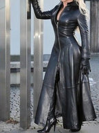 Women's Faux Leather Costume
