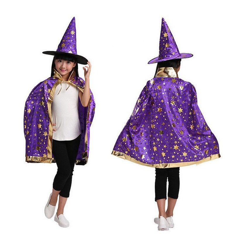 Kids' Magician Costume and Hat Options