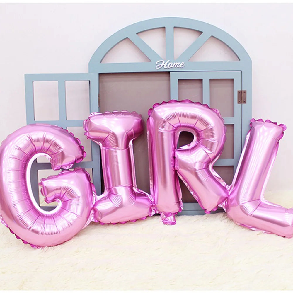 1pcs Boy Girl Balloon Aluminum Foil Birthday Balloon Gender Party Baby Shower Party Supplies Party Decoration Party Decor - Big Tim's Magic Emporium