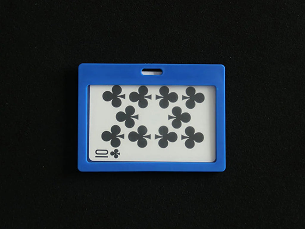Startling Card Holder Card Magic Tricks Poker Appearing From Empty Frame Close up Magic Props Gimmick Illusions Beginner Fun
