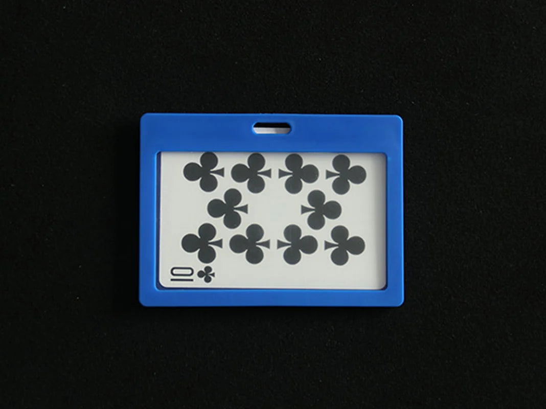 Startling Card Holder Card Magic Tricks Poker Appearing From Empty Frame Close up Magic Props Gimmick Illusions Beginner Fun