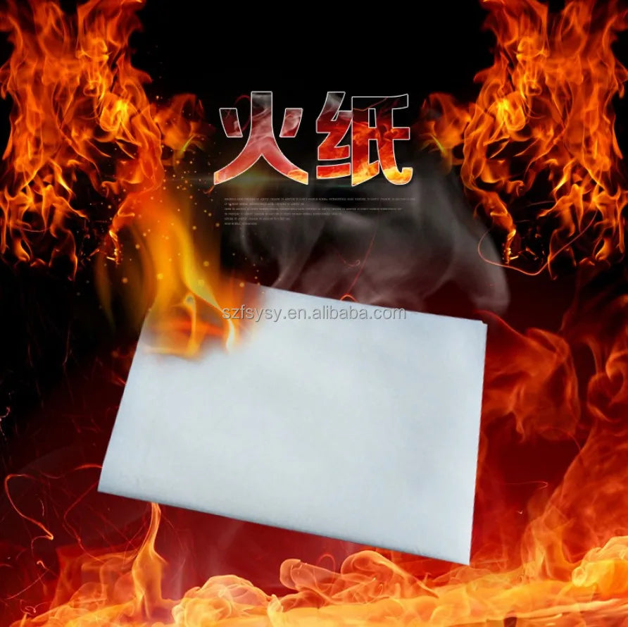 Extra Magic Flash Paper 5 PCS of PACKS for Fireball Stick Magic Shooting Wand