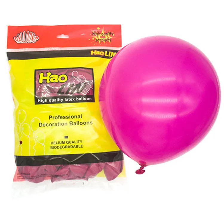 12 Inch Latex Balloons for Various Occasions-for Birthdays Graduations Baby Showers Christmas Holidays Mother's Day Halloween
