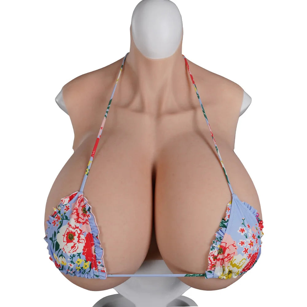 Super Huge Realistic Z Cup Fake Boobs Silicone Sexy Big Boobs Breast Forms for Male-Female Closet Queen Cosplay Ladyboy