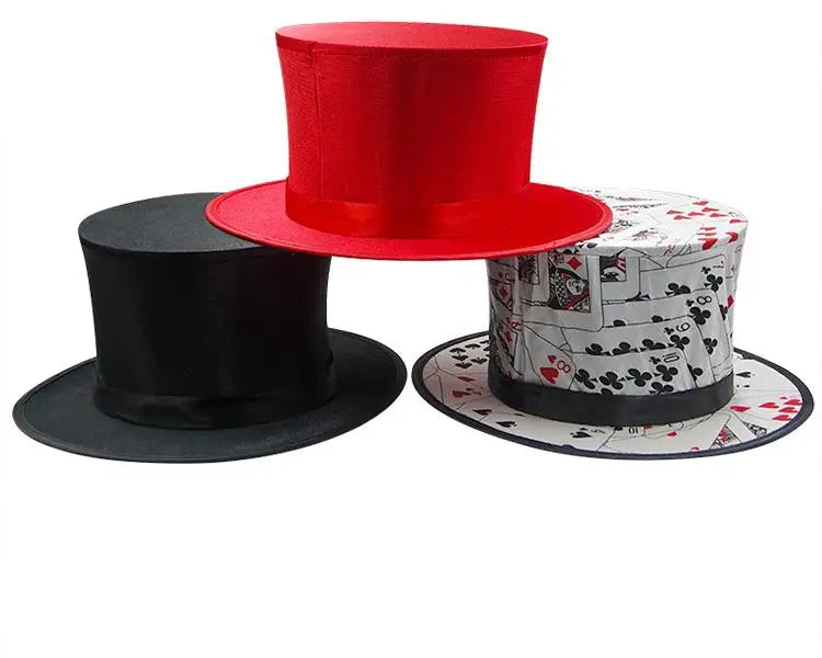 Magic TOP Hat Folding Magic Hat Out of  Rabbit &pigeon Interactive Funny Magic Props Show - Big Tim's Magic Emporium