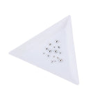 10Pcs Triangle Rhinestone & Bead Sorting Storage Trays