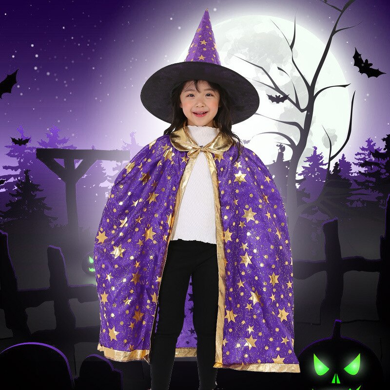 Kids' Magician Costume and Hat Options