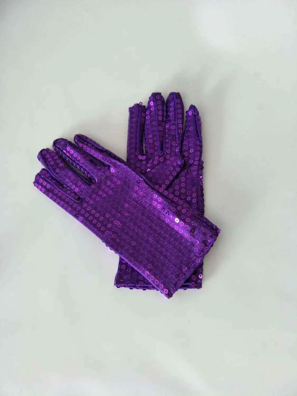 Sequins Stage Performance Props Gloves Adult Halloween Cosplay Dancing Show Magic Fashion Personality Hip Hop Woman Men