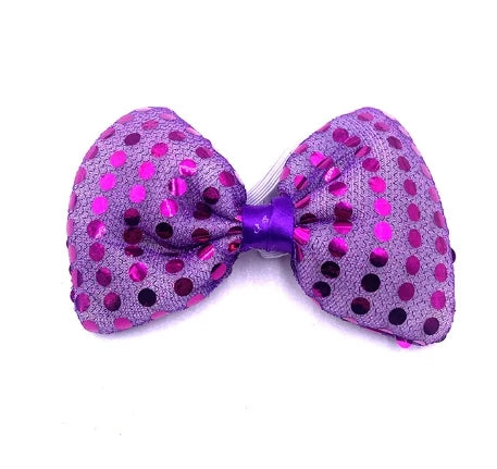 Sequin Led Bowtie Performer Event Led Light up Flashing Bowtie Fancy Light for Party - Big Tim's Magic Emporium