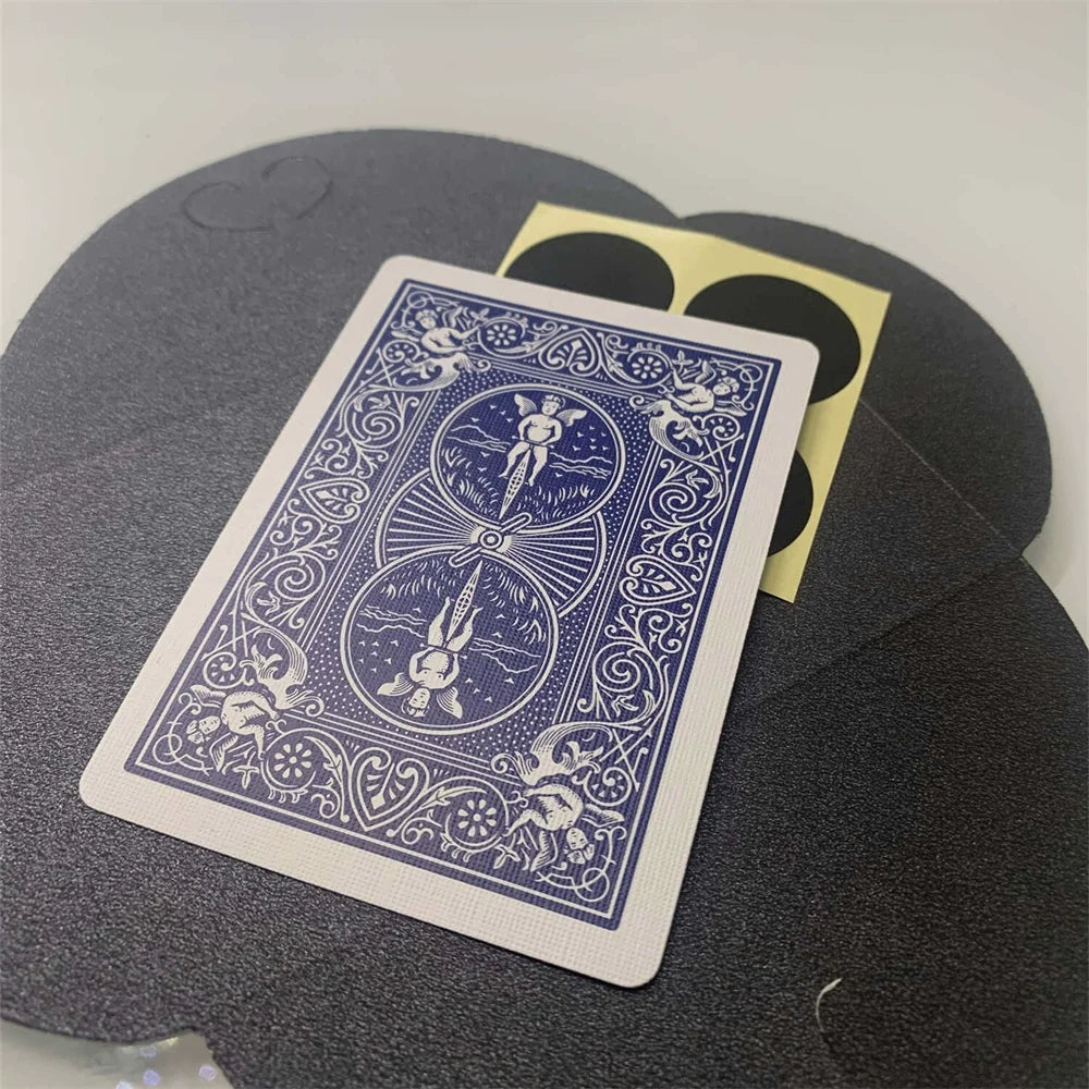 Color Changing Black Hole Magic Tricks Card Vanishing Close up Props Easy to Do Magician Props Illusion Gimmick