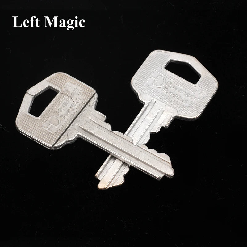 The Key (Gimmicks and Online Instructions) - Silver Magic Tricks Magician Close Up Props Amazing Key Linking Magic - Big Tim's Magic Emporium