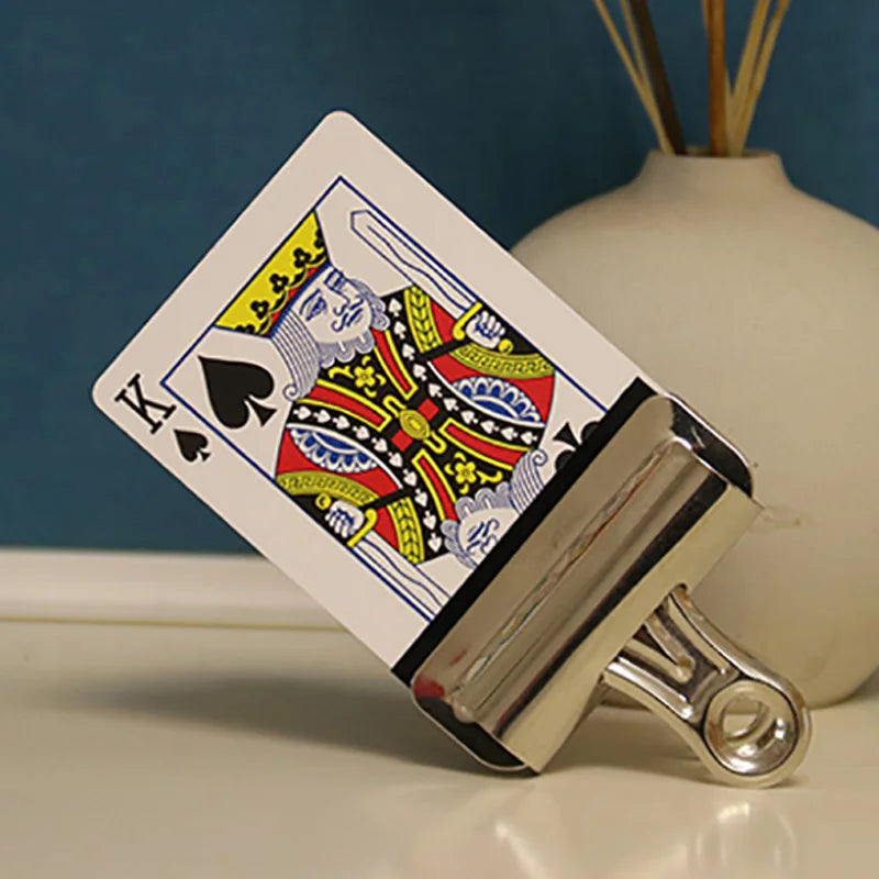 Mystery Clip by J.C Magic Tricks Props Clip Find the Chosen Card Prediction Magia Magician Close up Illusions Gimmicks Mentalism