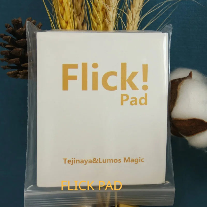 Flick Pad  Magician Memo Pad Close up Street Illusions Magic Tricks Props Comedy Gimmick Mentalism