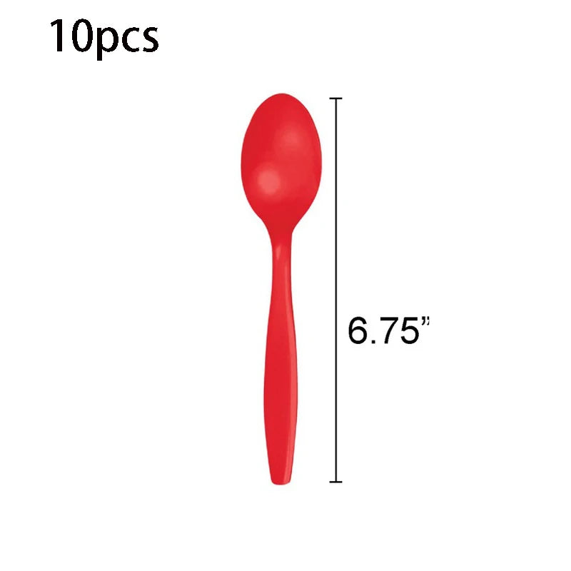 Wedding Party Red Color Party Disposable Party Tableware Cups Plates For Anniversaire Birthday Party Decorations Adult Supplies - Big Tim's Magic Emporium