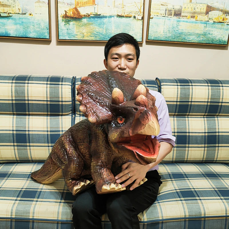 Cute Hand Control  Animatronic Dinosaur Puppet Toy for Adults for Sale