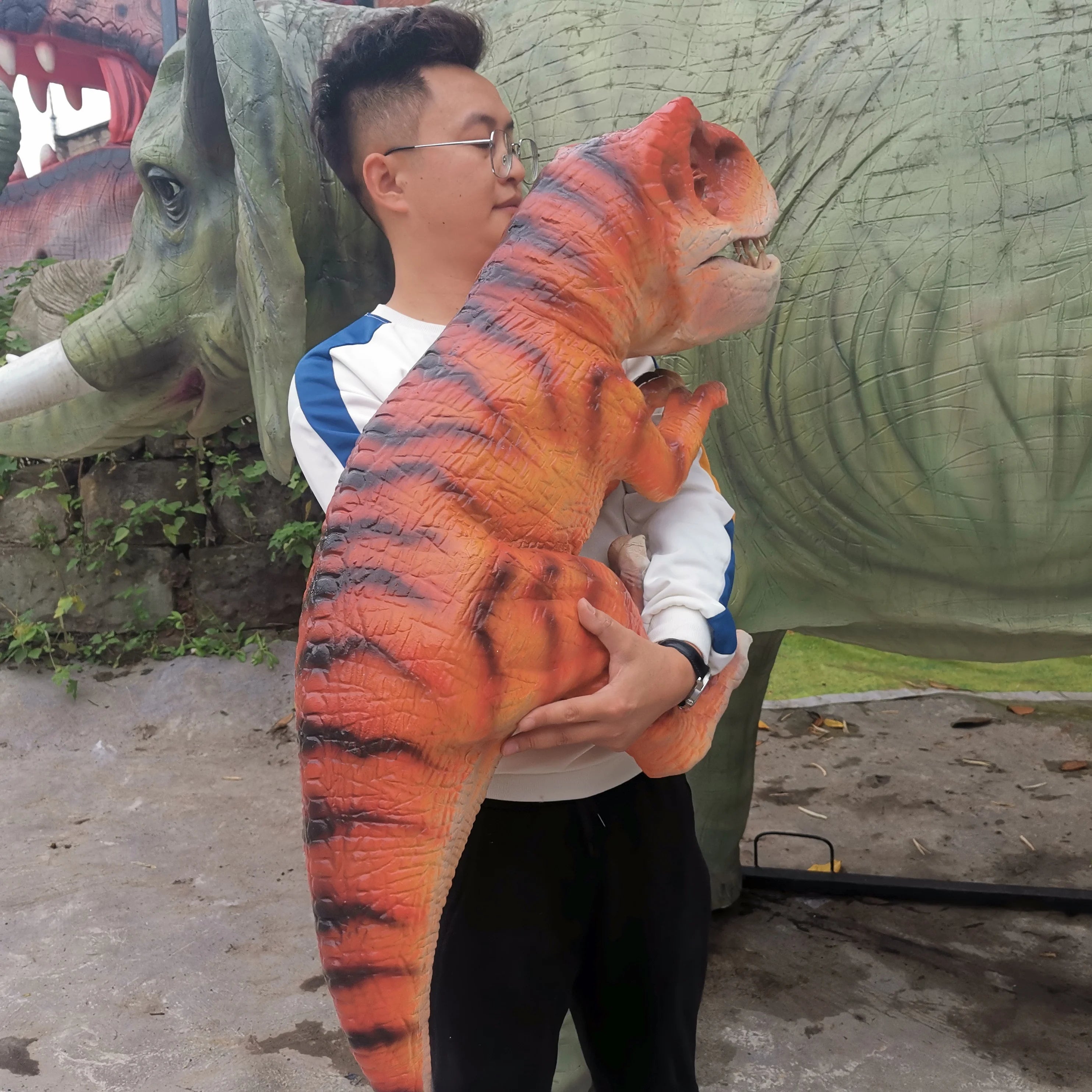 Customized Hand Control Baby Dinosaur Puppet