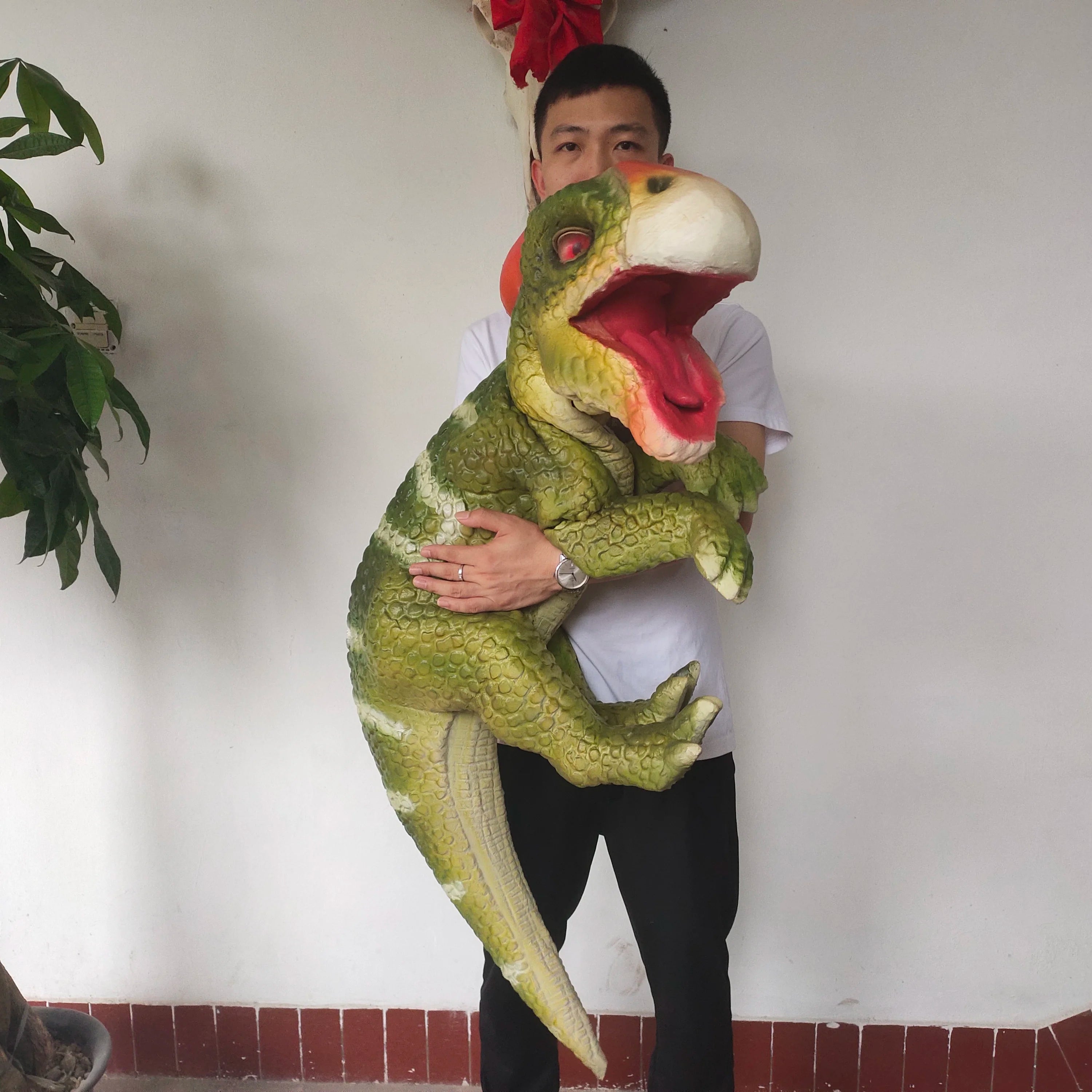 2026 Hot Sale Baby Dinosaur Hand Puppet for Kids