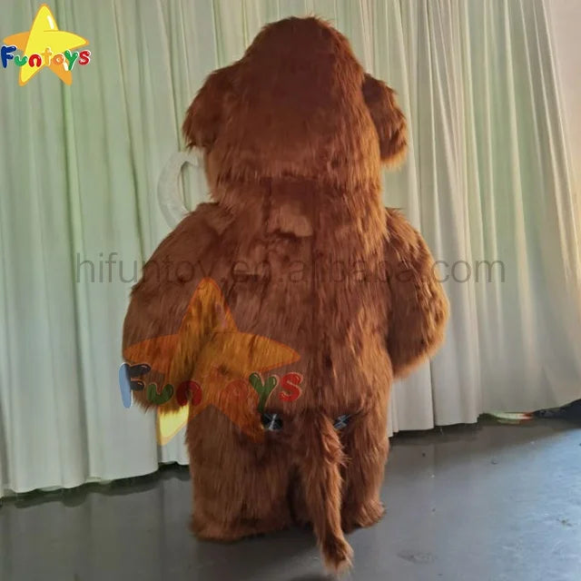Funtoys Adult Cartoon Inflatable Elephant Mascot Costume Halloween Traje for Cosplay