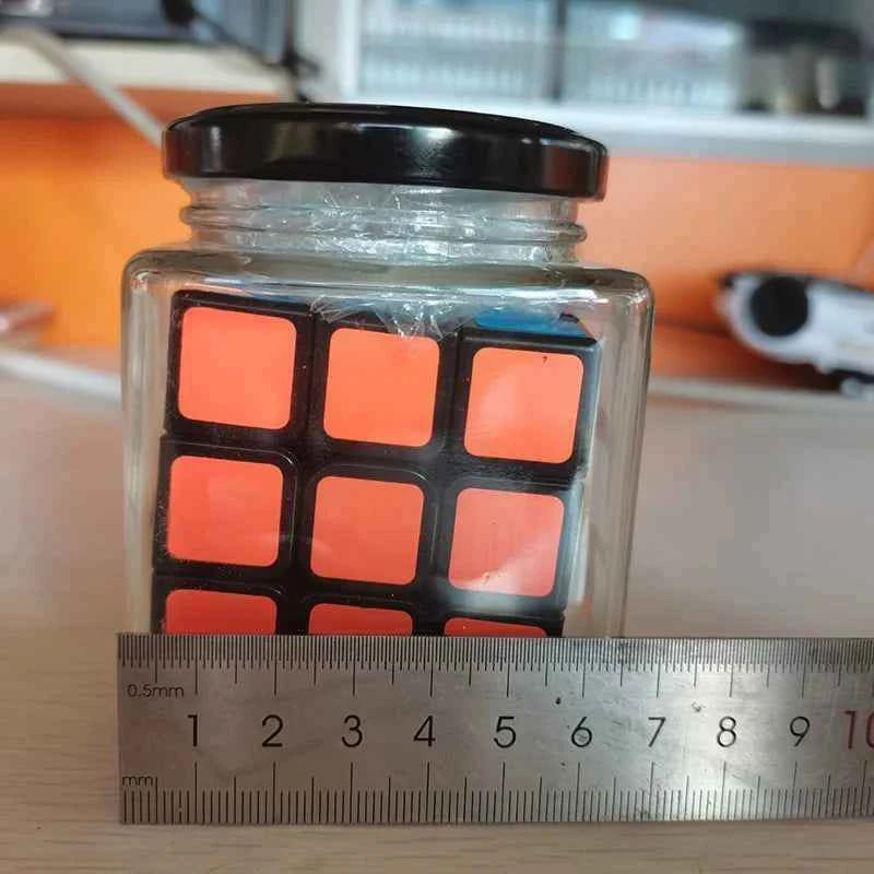 Magic Square in a Bottle Magic Tricks Magician Illusion Disappear Close Up Stage Street Props Gimmicks