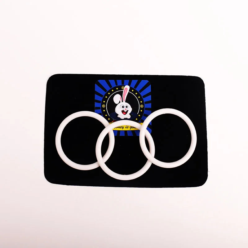 Swallow Coin Monster Double Ring Dun Money Children's Magic Toys Magic Props Coin Disappear Food Coin Elf