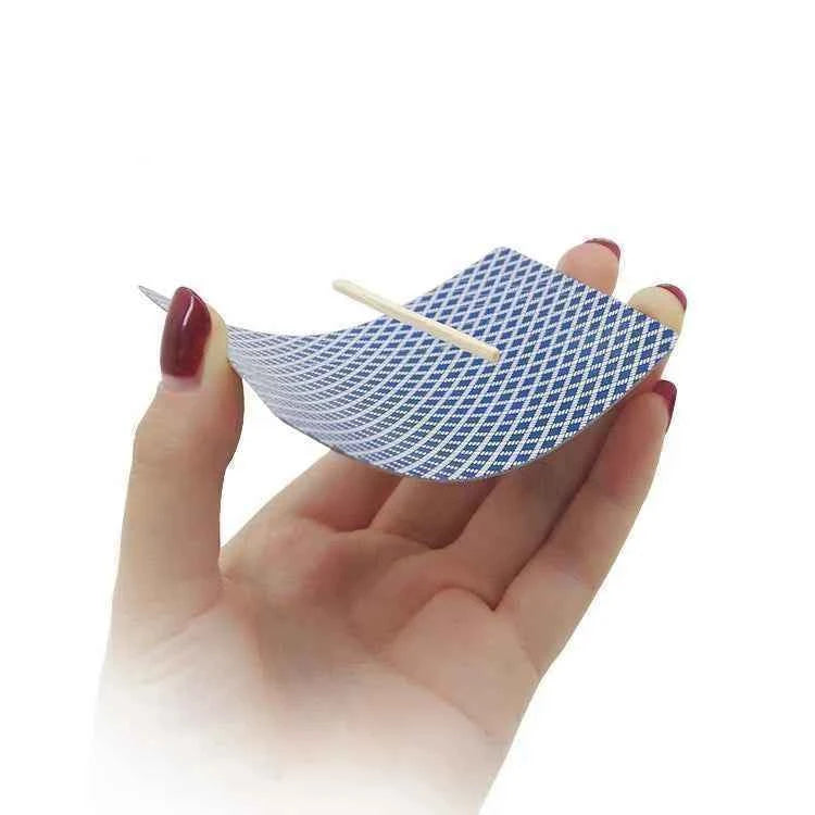 Hot Selling 1pc Magic Suspended Matches Toothpick Stick Magic Carpet Poker Magic Poker Adult Magic Tricks Easy To Do Magic Props