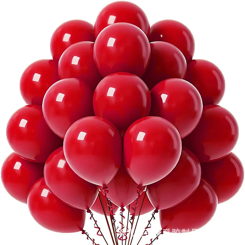 20pcs Pearl Latex Balloon Blue Helium Ball for Wedding Adult Birthday Party Baby Shower Graduation Chinese New Year Decoration