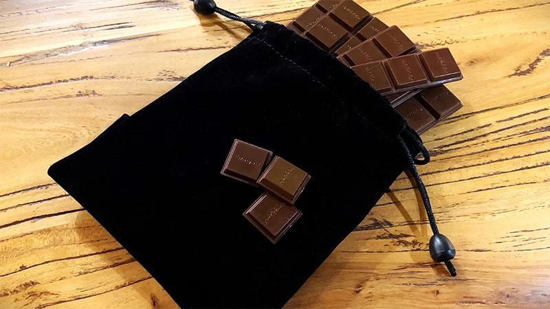 Novelty Magic Chocolate Puzzle Toy PVC Prank Chocolates Joke Street Magic for Party Unique Gift Idea