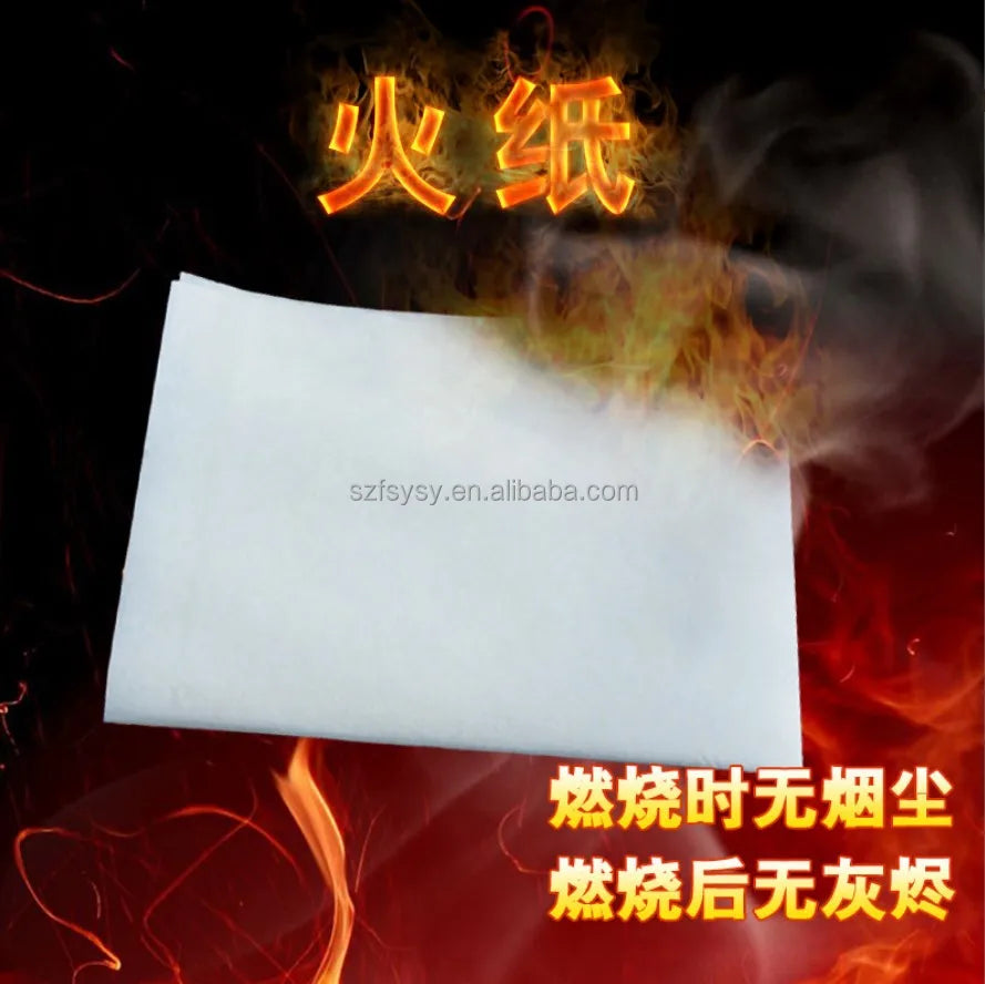 Extra Magic Flash Paper 5 PCS of PACKS for Fireball Stick Magic Shooting Wand