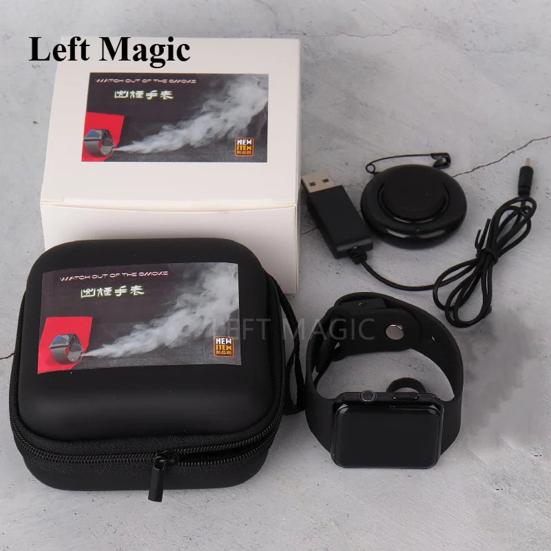 Magician Smoke Watch Magic Tricks Flash Arm Control Smoke Device Magic Props Mentalism Close Up Street Stage Illusion Gimmick - Big Tim's Magic Emporium