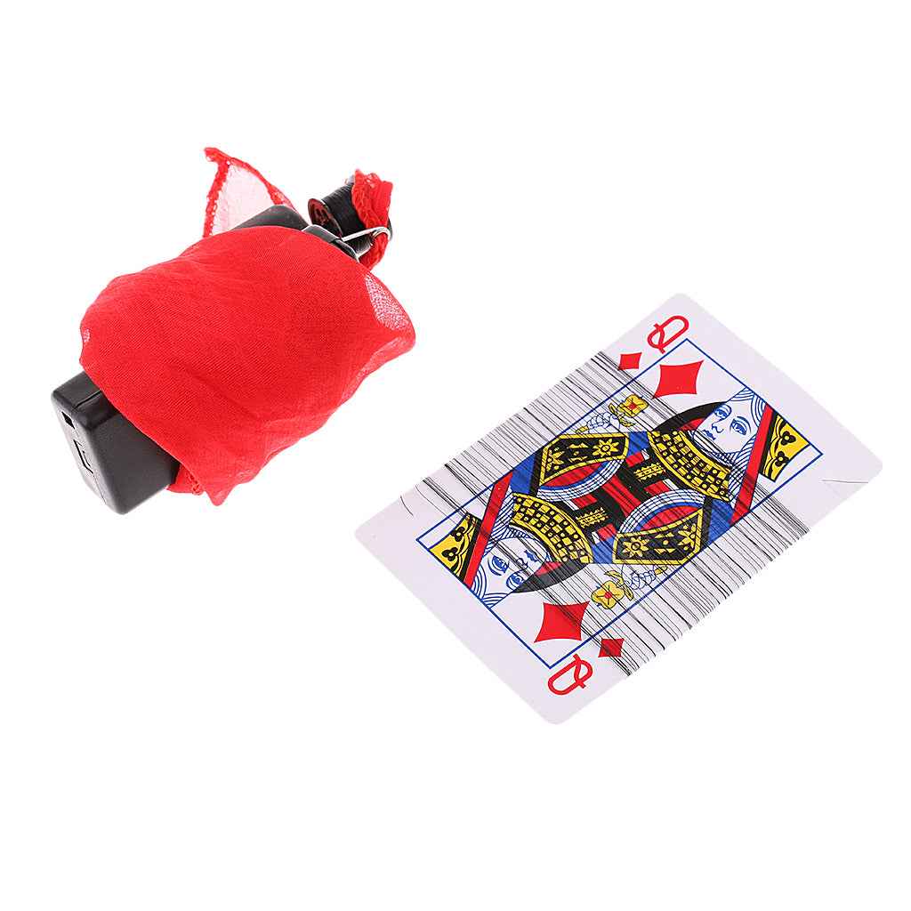 Super Flying Silk Power Reel Poker Trick Accessories Stage Prop Funny Parts Electronic Prop Magic Tricks Stage Accessories