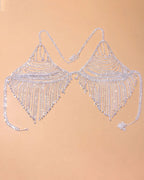 Dazzling Crystal Bra Chain & Thong Bikini Body Jewelry Set