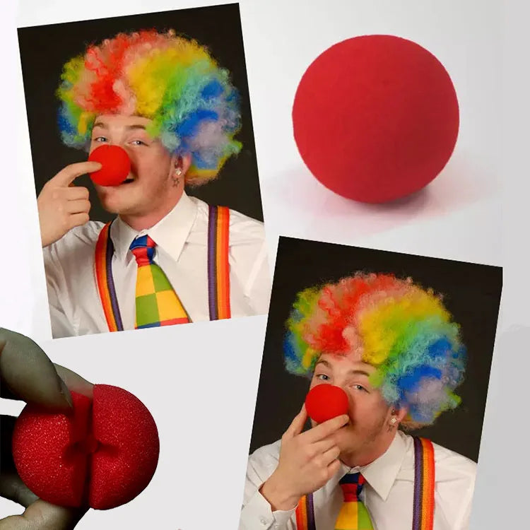 Bounce Sponge Ball Cosplay Halloween Props Clown Red Nose Joke Factory Wholesale Custom Miniature Funny Toys for Kids - Big Tim's Magic Emporium