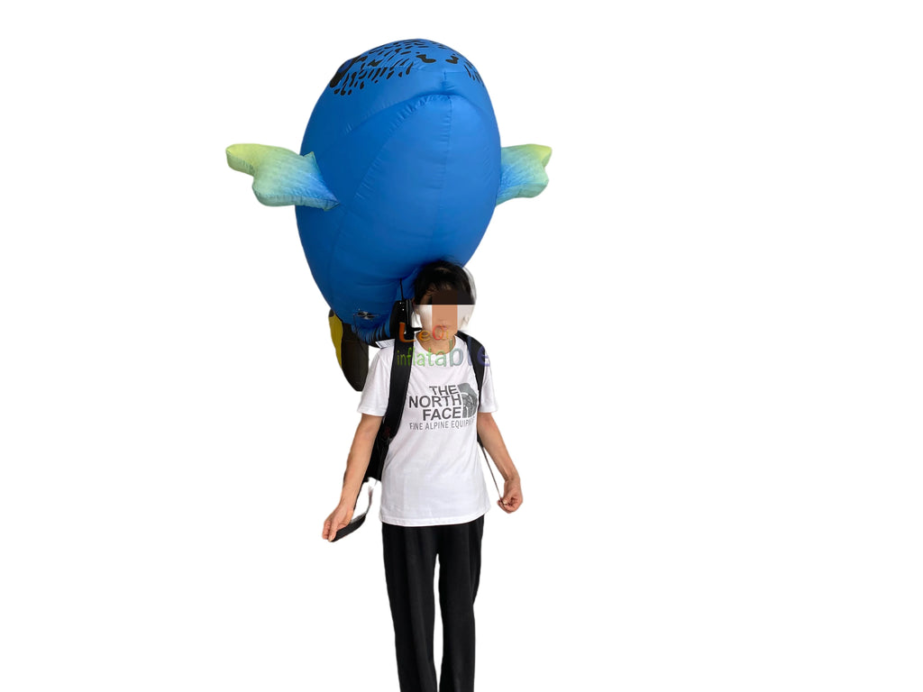 Walking Inflatable Tropical Fish Clown Fish Puppet Costume Ocean Theme Parade Event for Festival Celebration