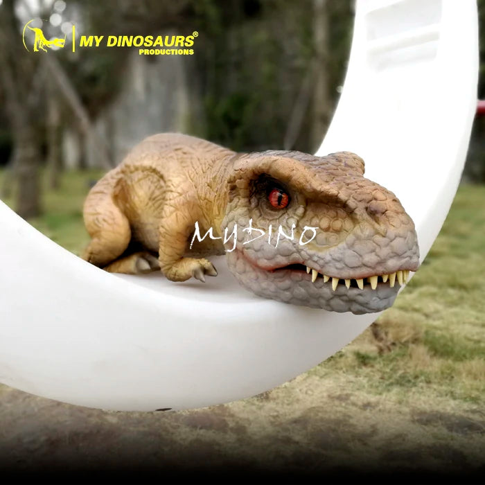 My Dino Custom Original Ventriloquist Dinosaur T-rex Hand Puppet