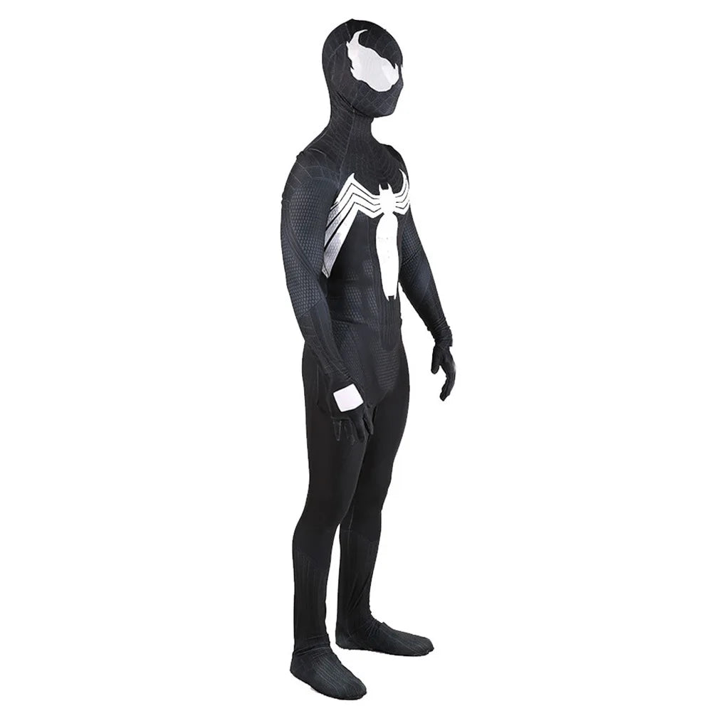 Venom Symbiote Spiderman Costume Superhero Cosplay Spidey Cosplay Halloween Costume Zentai Suits Bodysuit Halloween Disfraces - Big Tim's Magic Emporium
